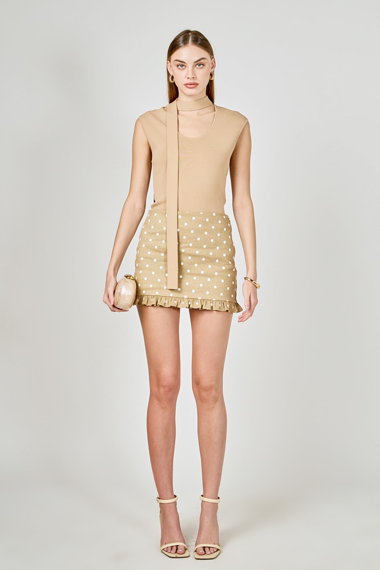 Knitted Neckband Top