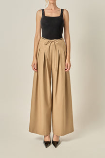 Waist Tape with High Waist Long Pant
