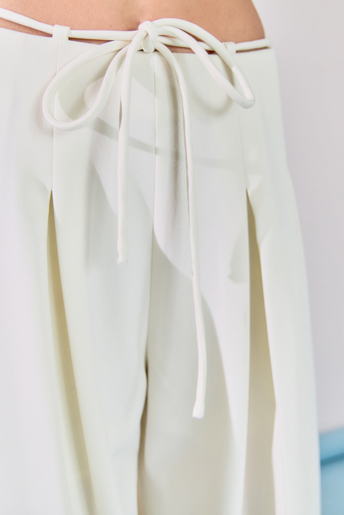 Waist Tape with High Waist Long Pant