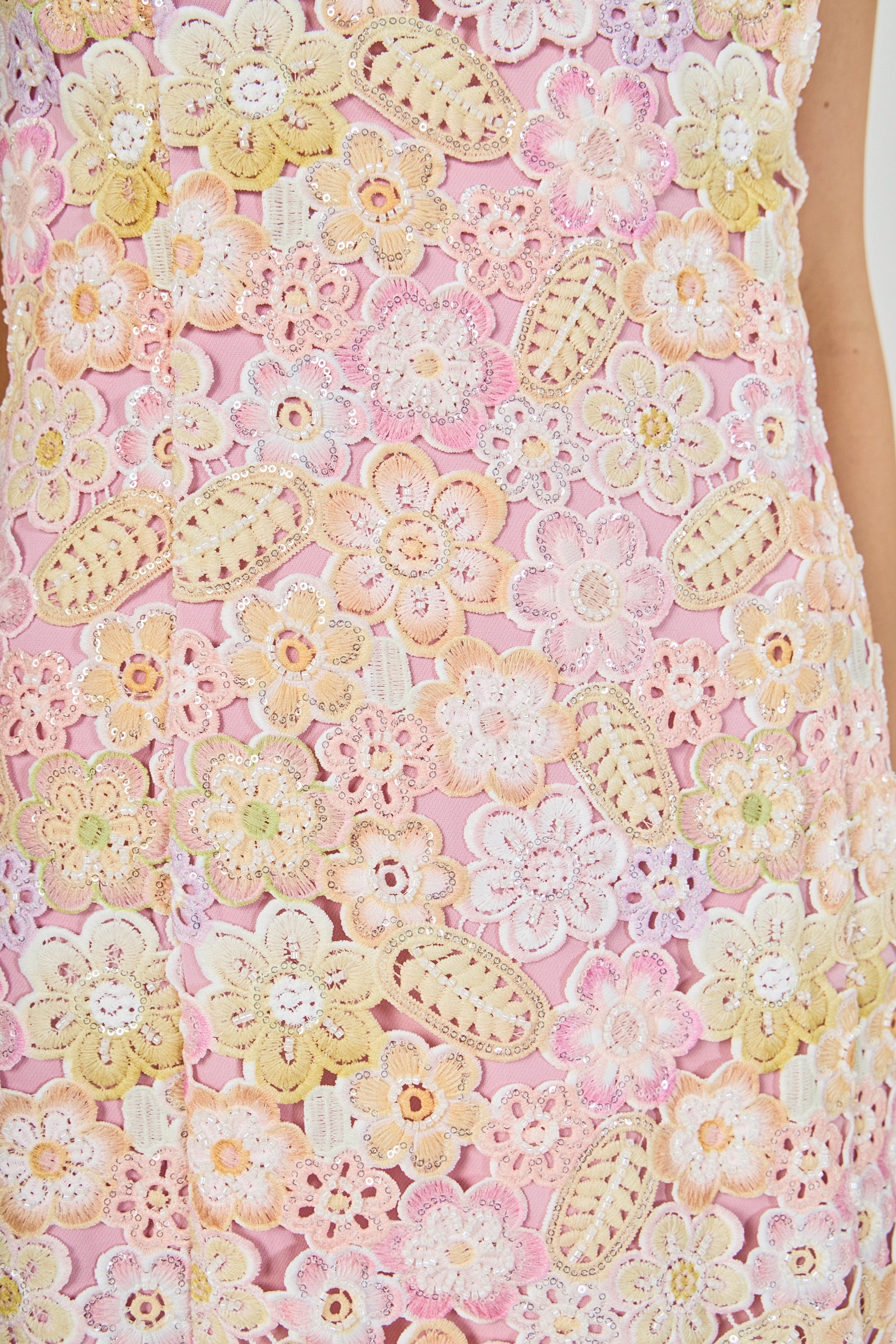 Rhine Stone Lack Mini Dress.