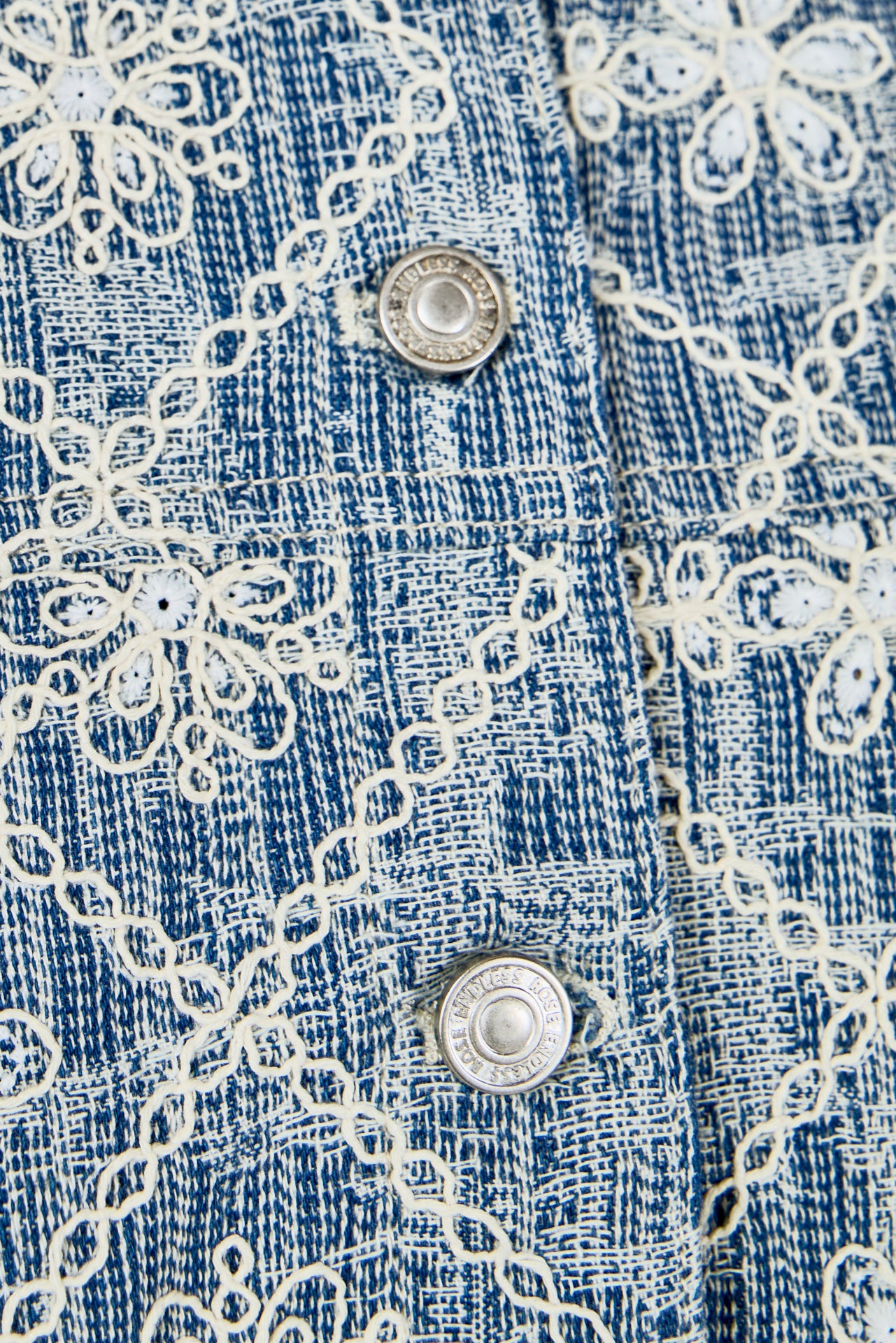 Embroidered Floral Denim Jacket
