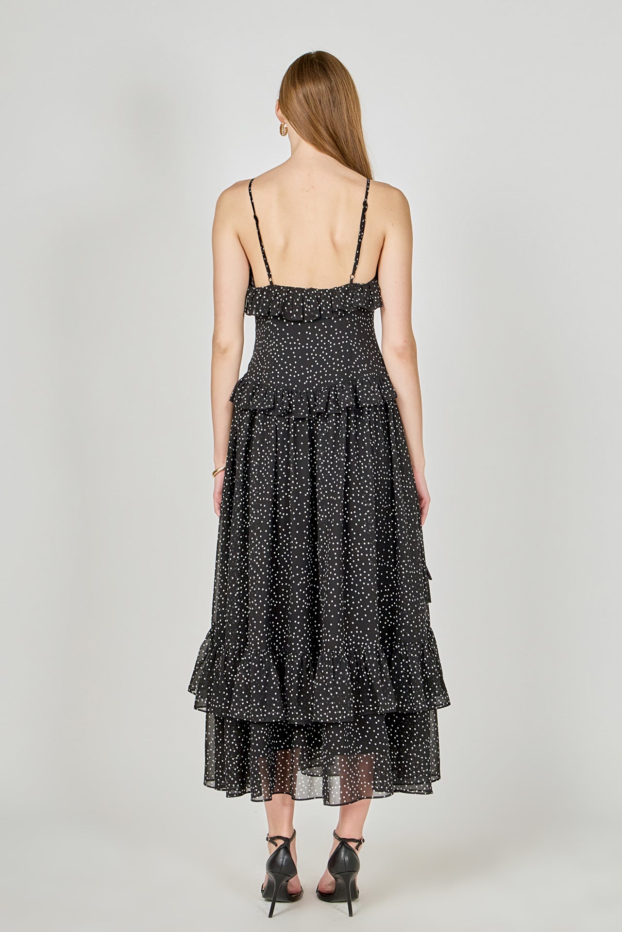 Polka Dot Ruffle Dress