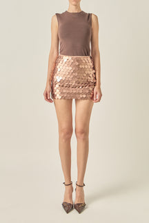 Paillette Sequin Mini Skirt