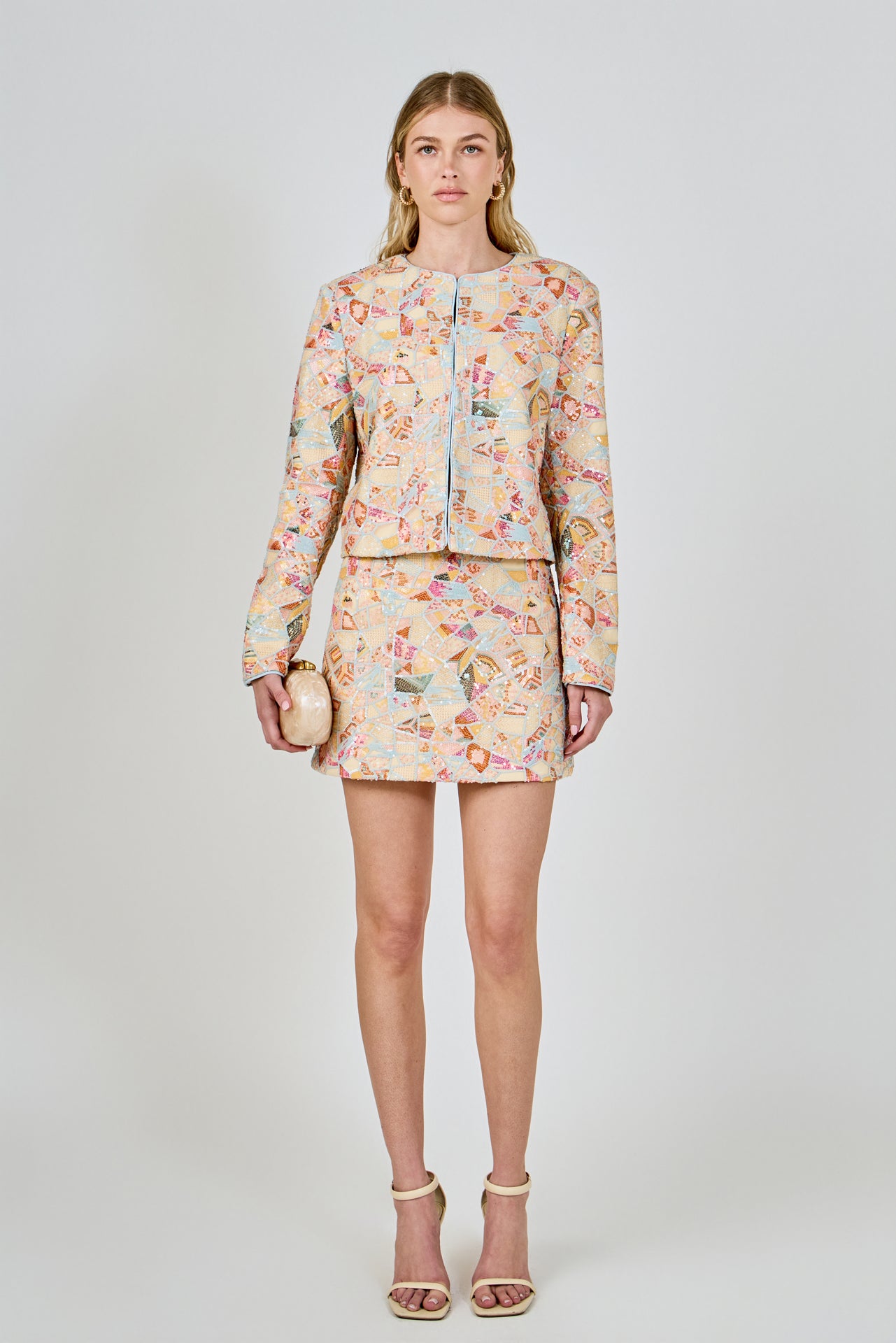 Muliticolor Sequins Jacket