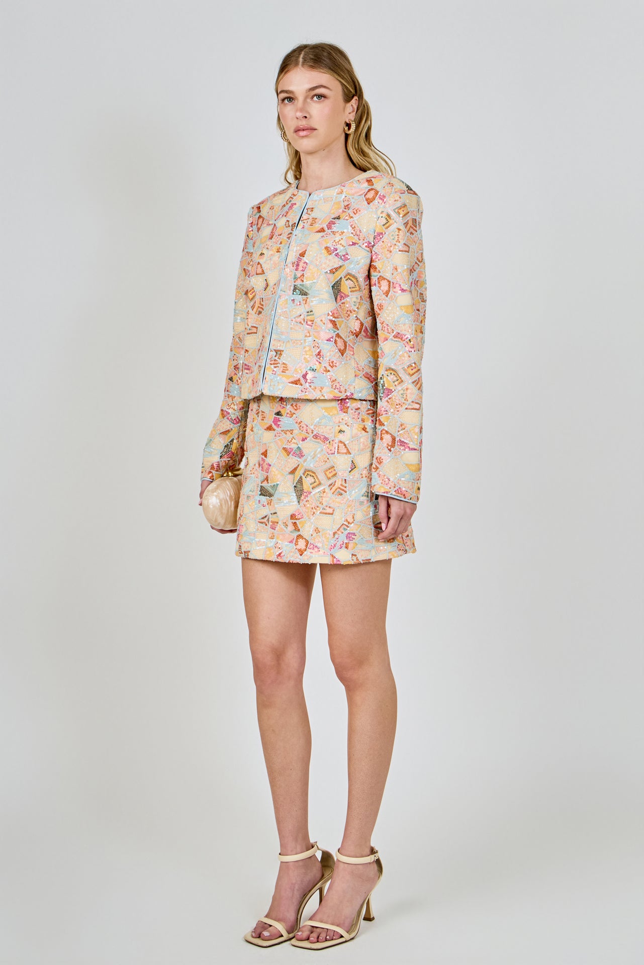 Muliticolor Sequins Jacket