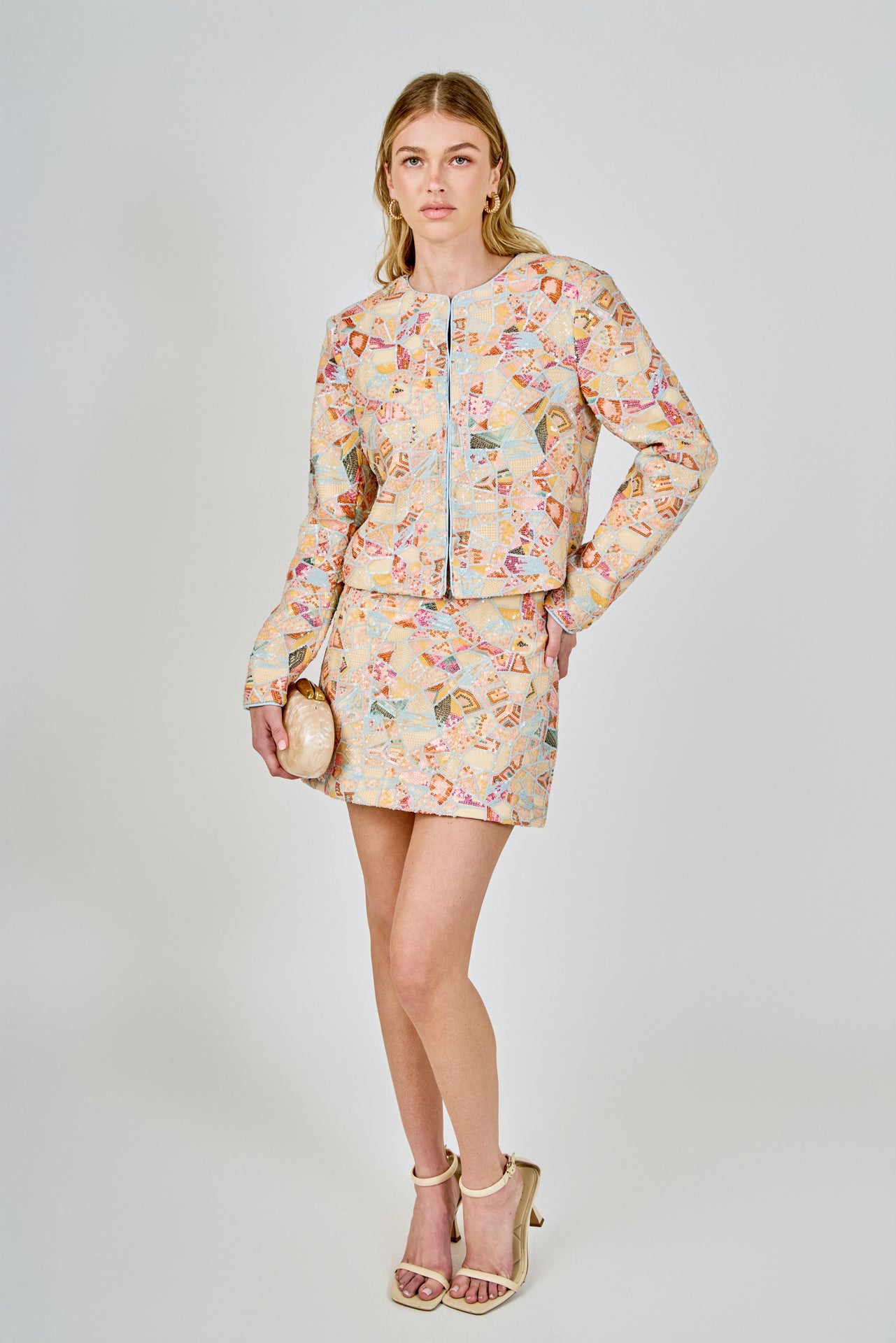 Muliticolor Sequins Jacket