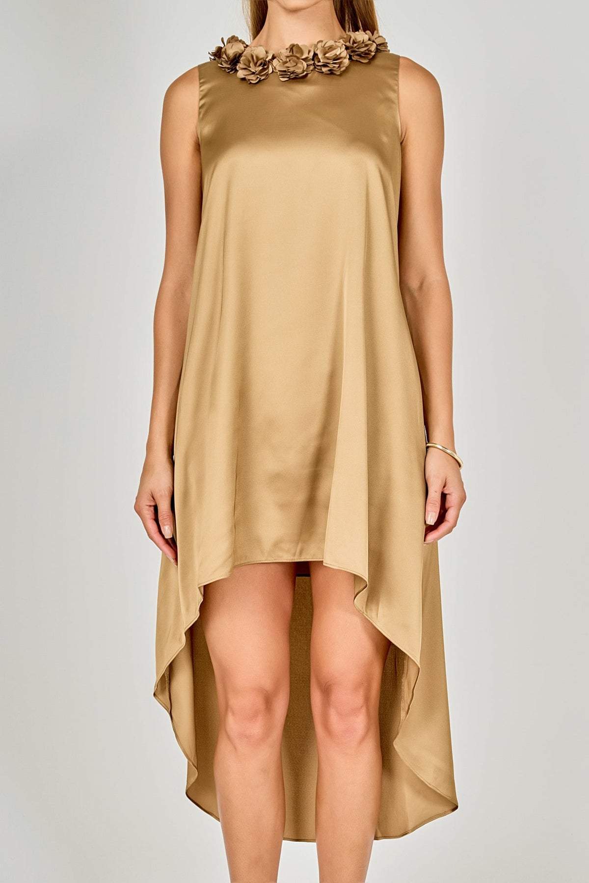 Rosette Maxi Dress