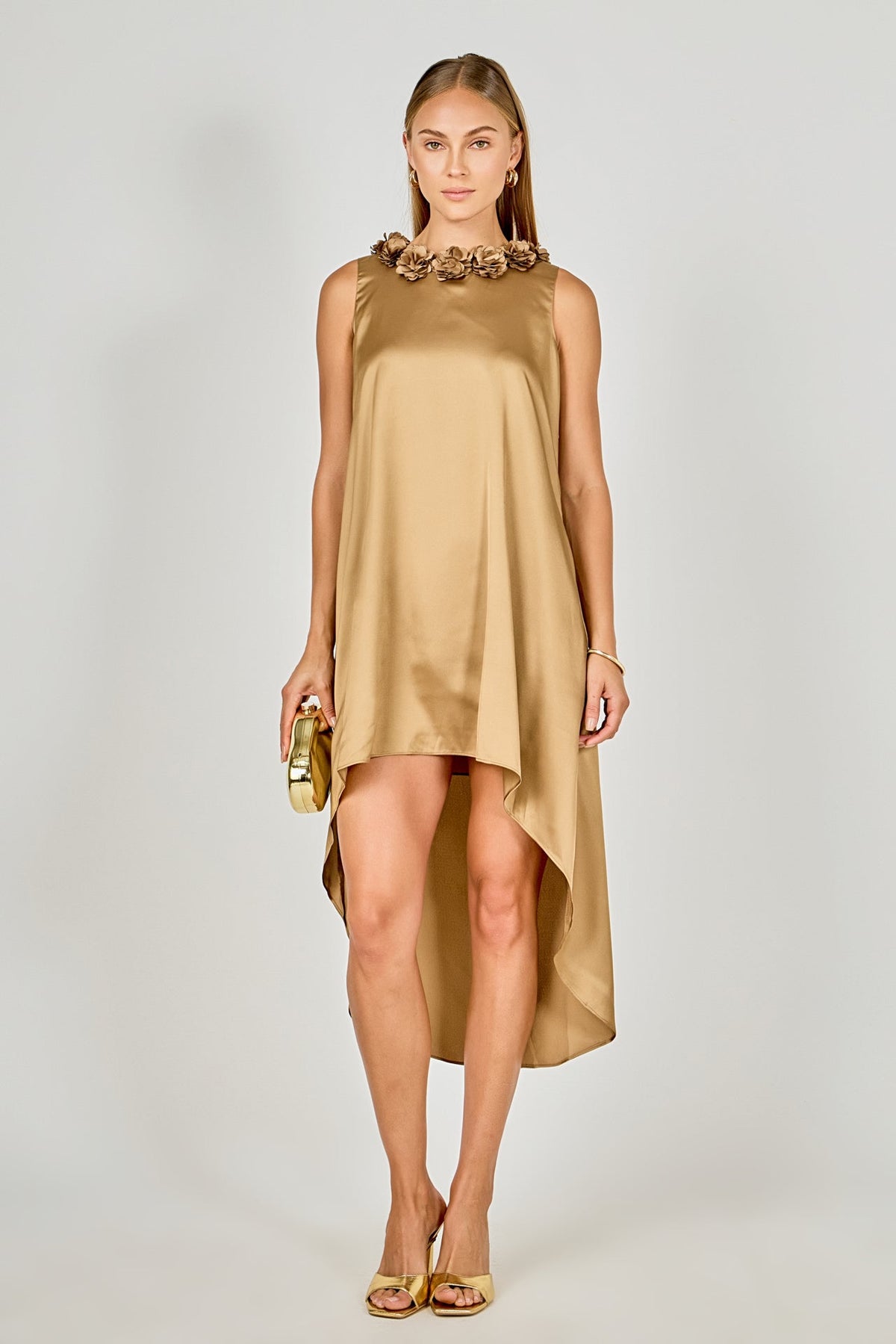 Rosette Maxi Dress