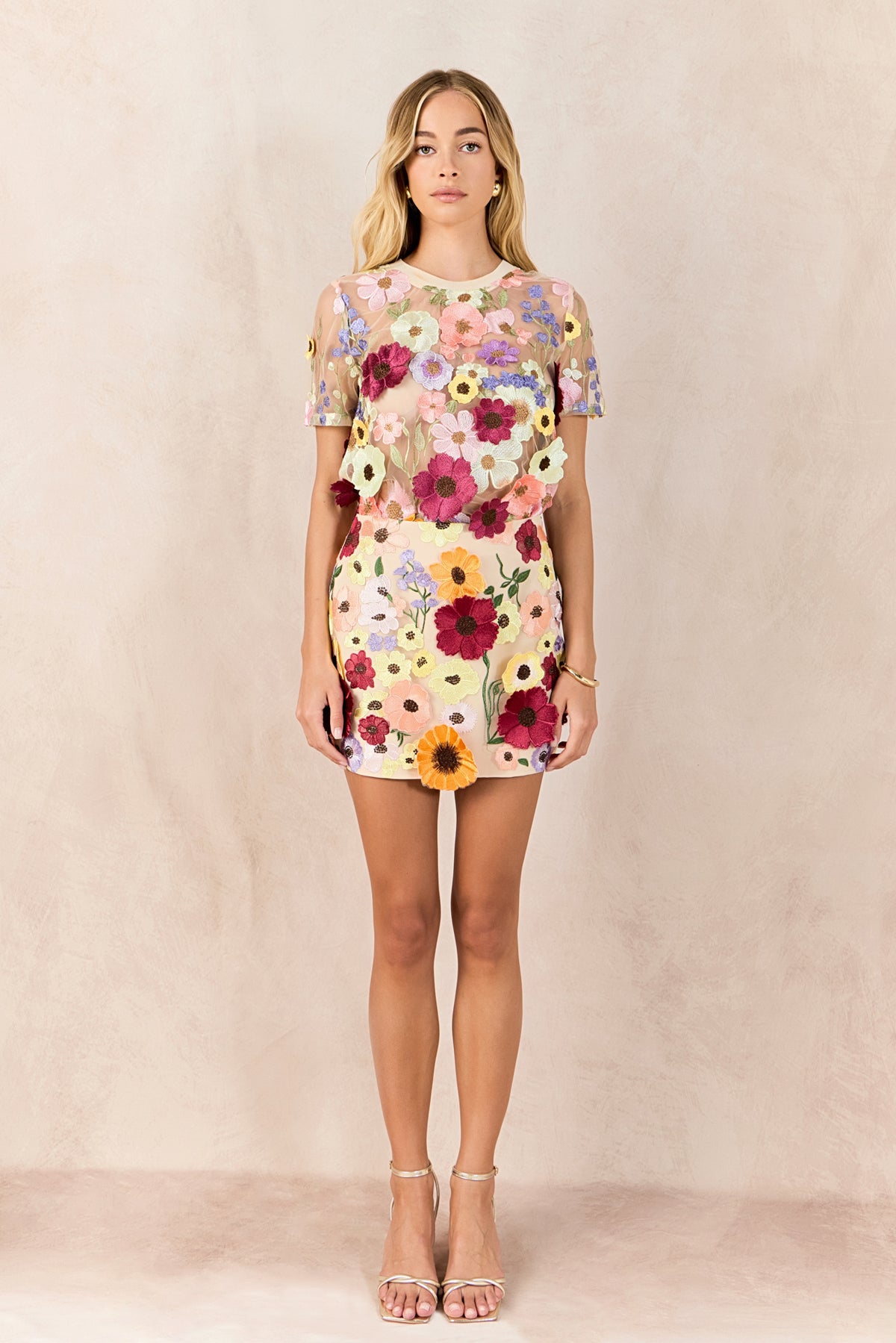 Floral Embroidered Top