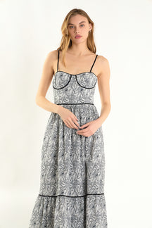 Floral Print Maxi Dress