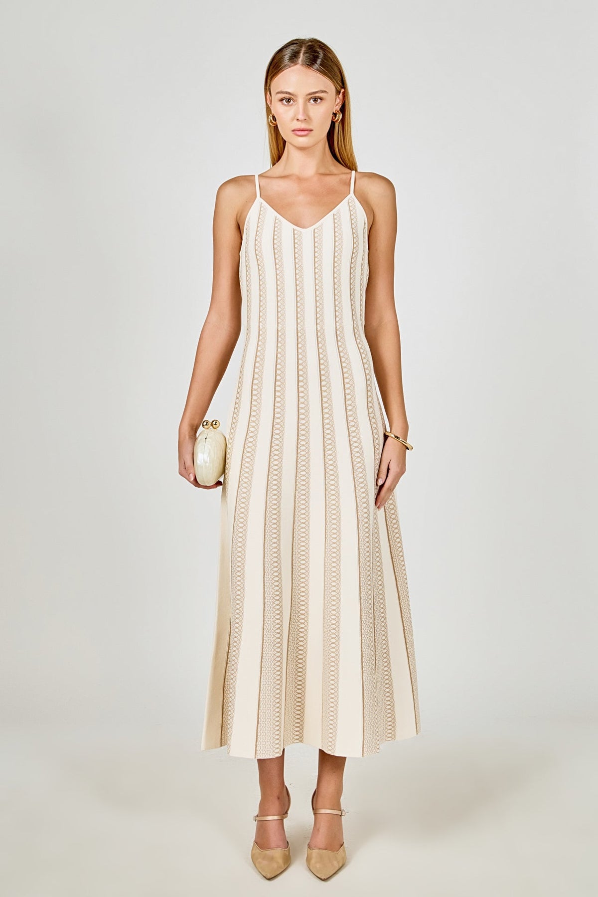 Lurex Knit Maxi Dress