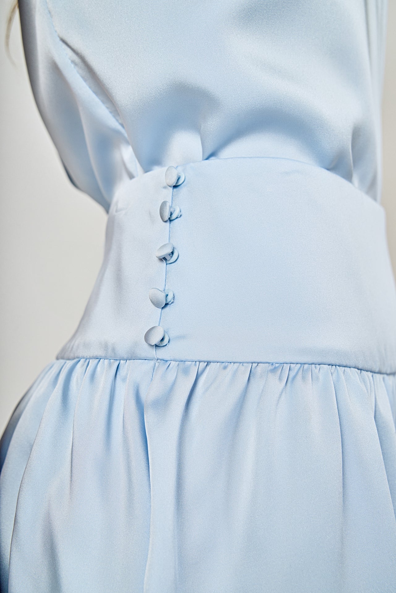 Halter Neck Satin Top