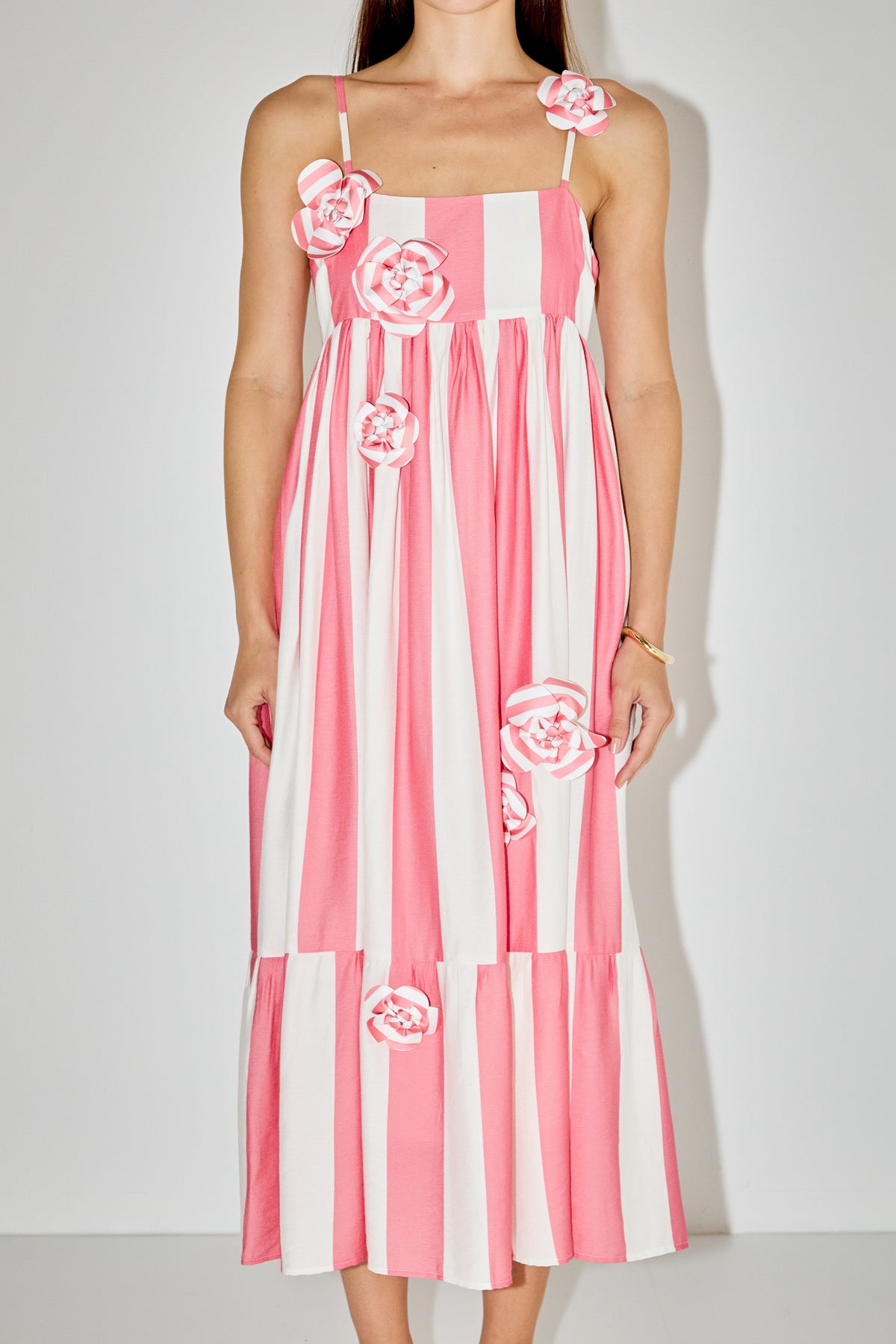 Striped Midi Dress