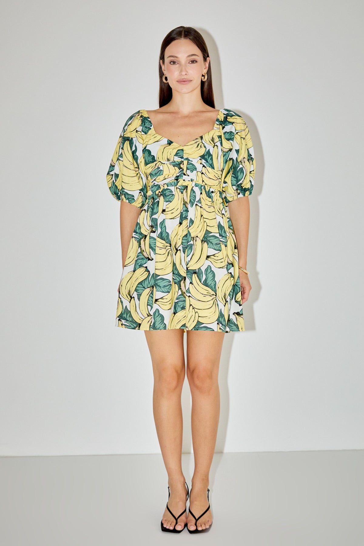 Printed Mini Dress