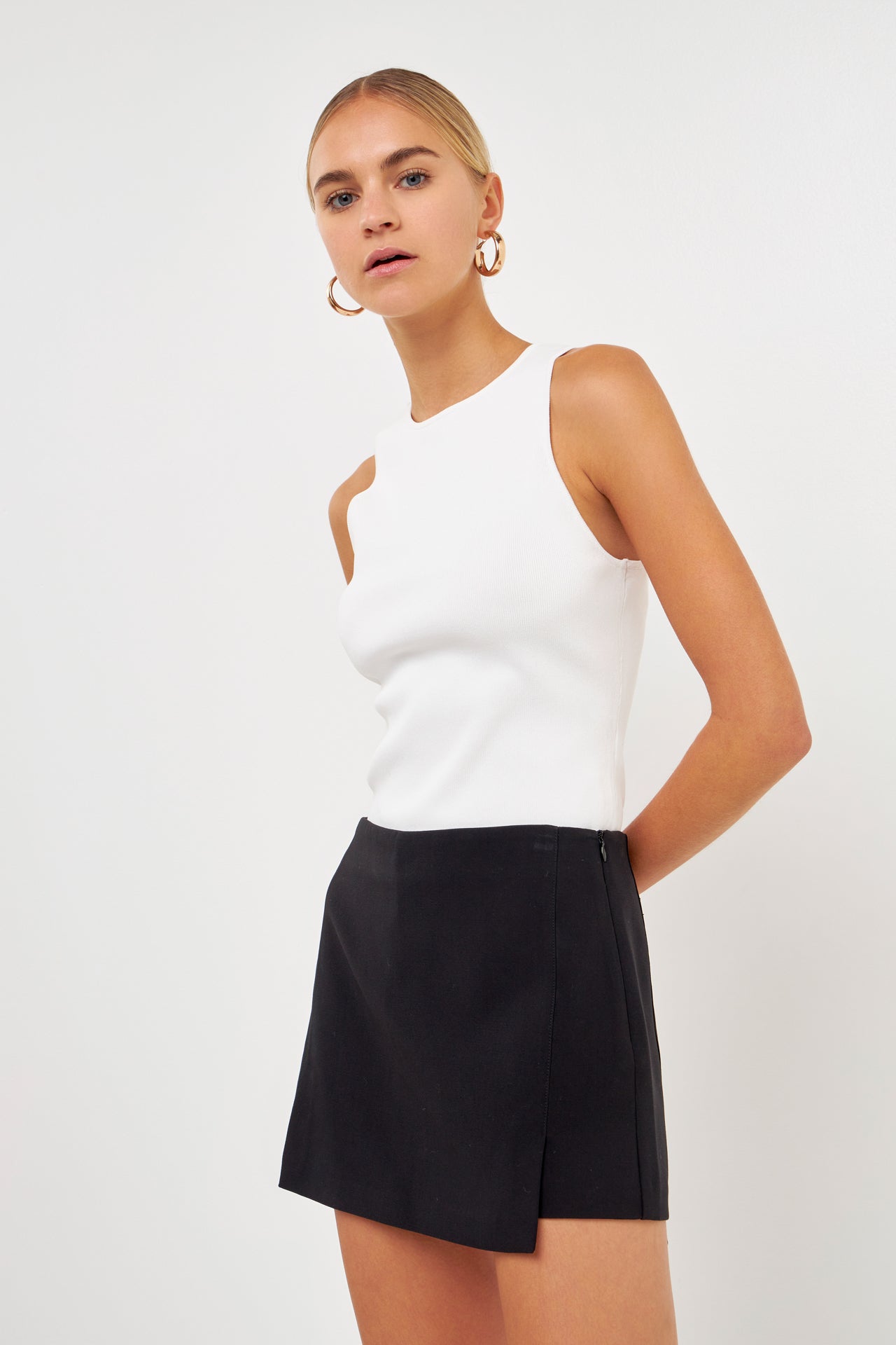 High-Waisted Skort