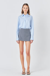 High-Waisted Skort