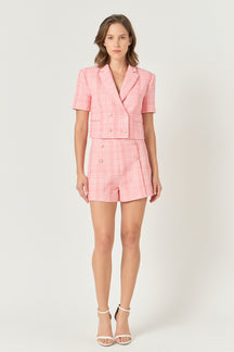 Cropped Tweed Jacket