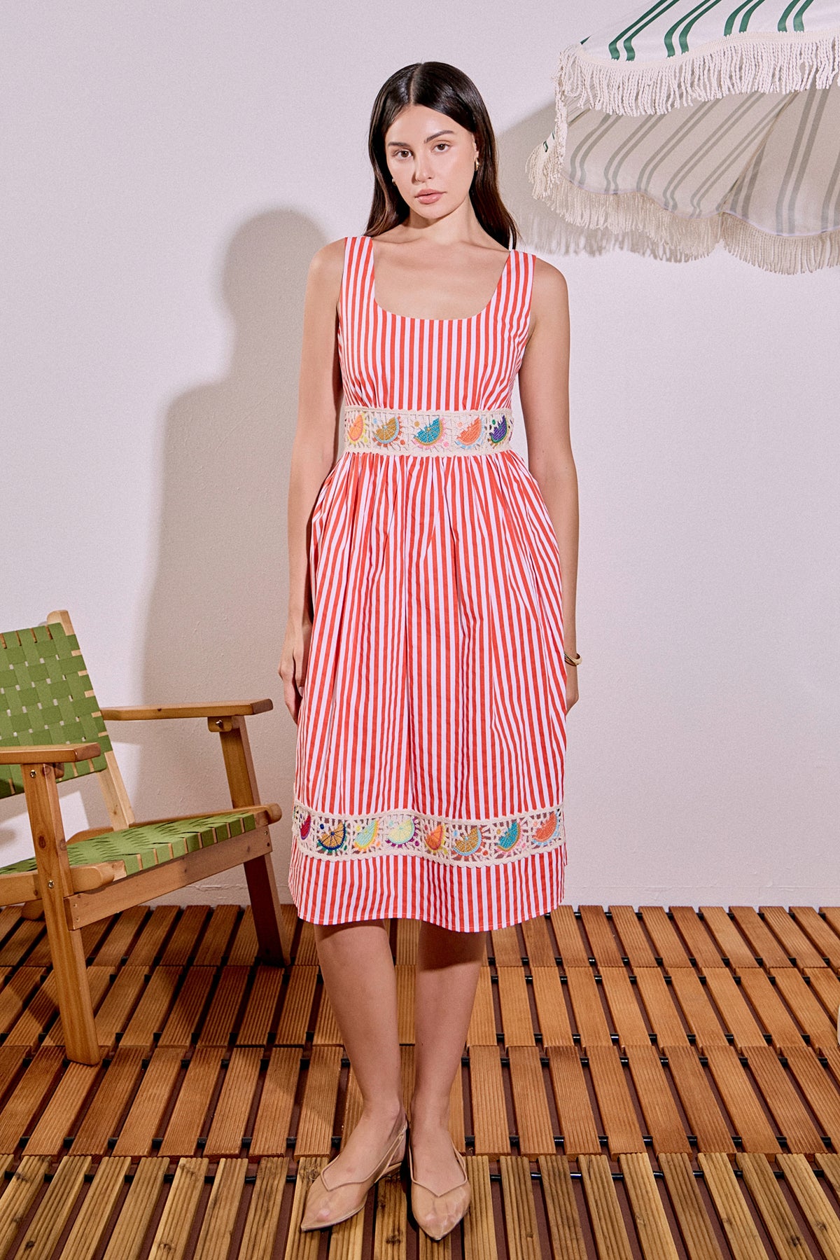 Woven Camisole Dress
