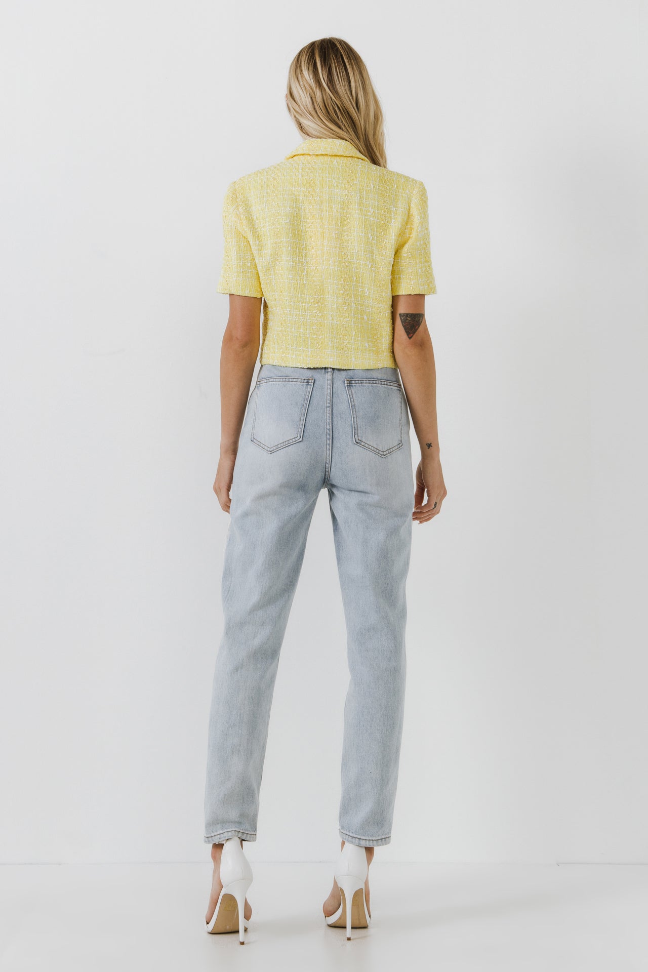 Cropped Tweed Jacket