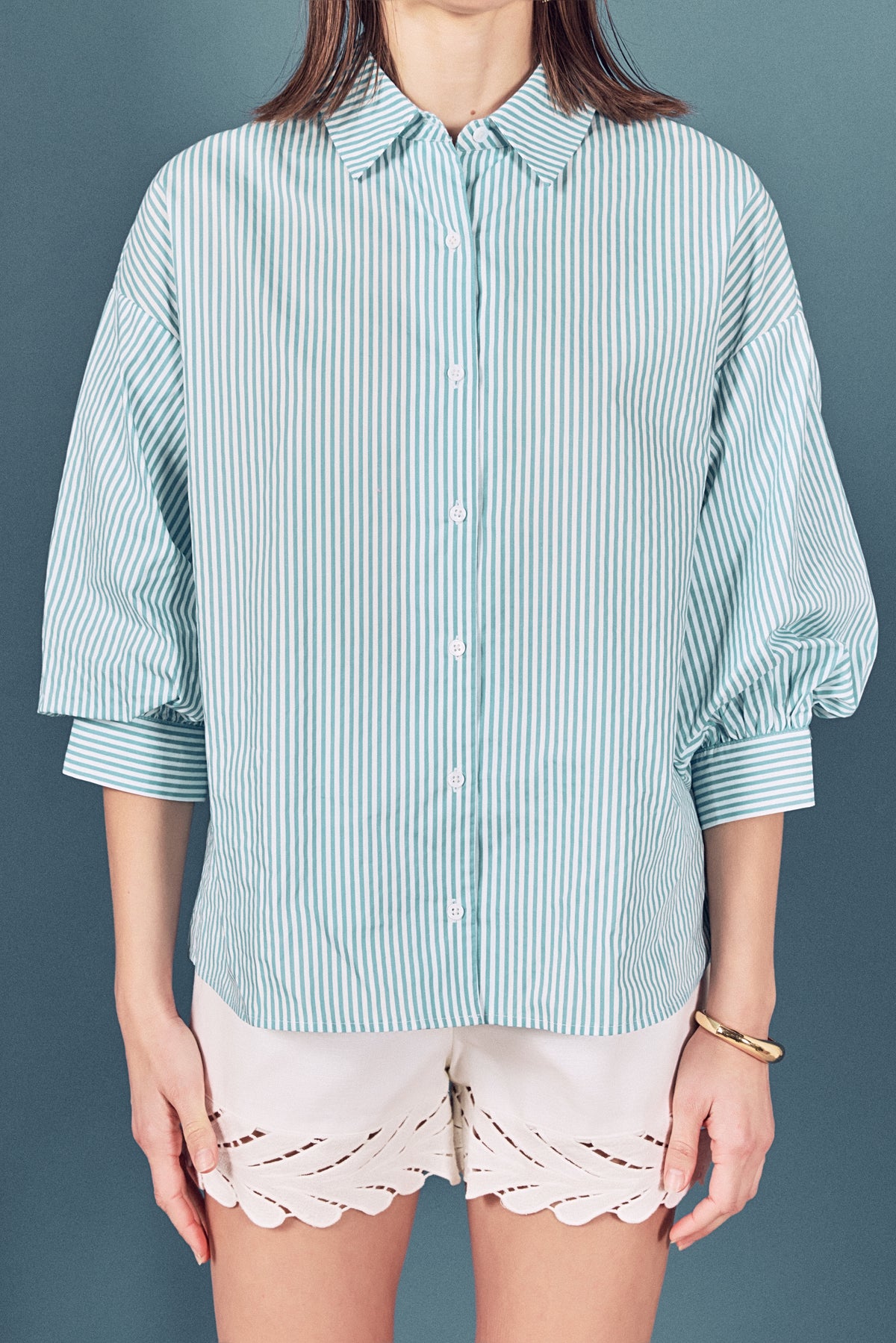 Striped Button Down Shirt