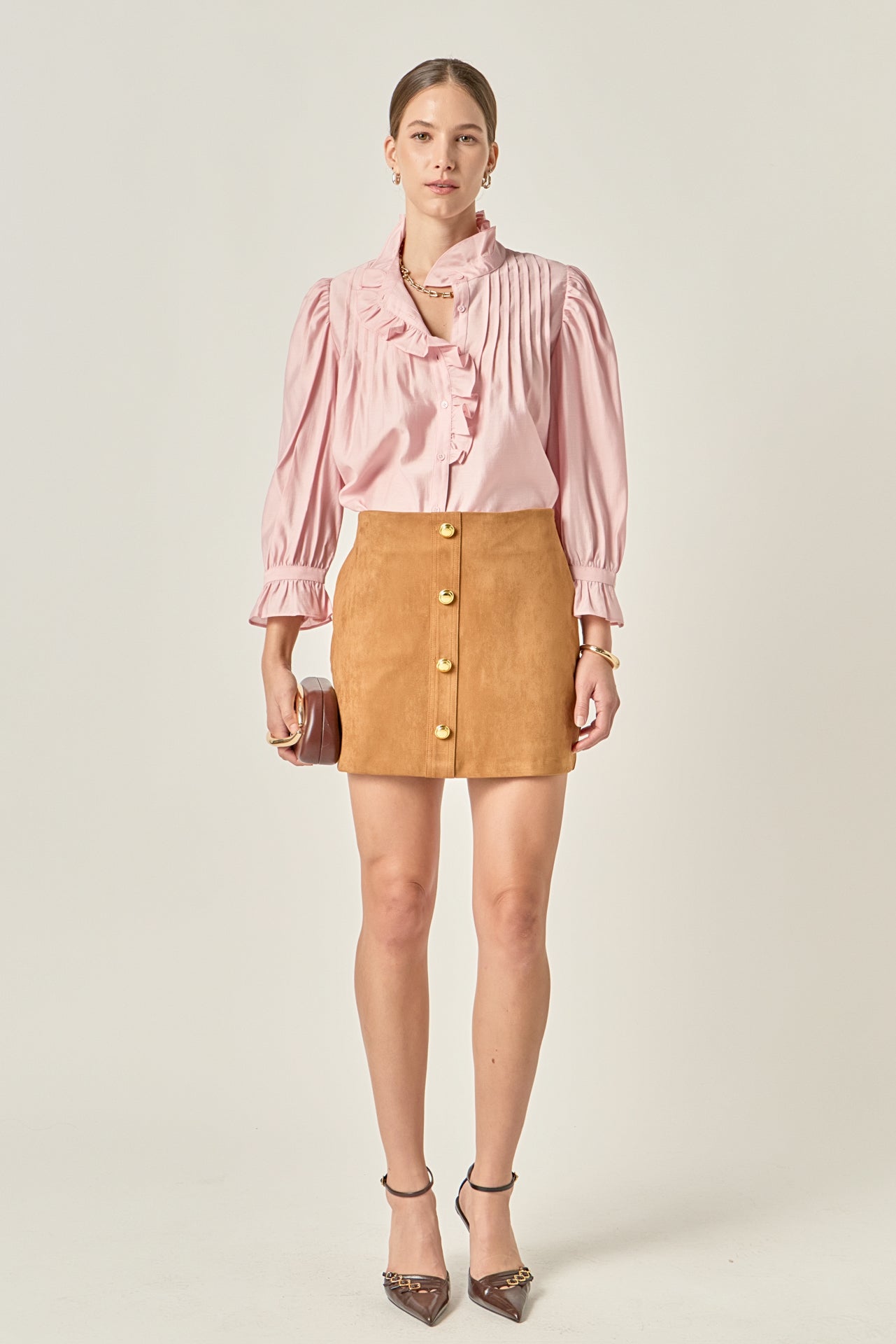 Ruffle Detailed Blouse