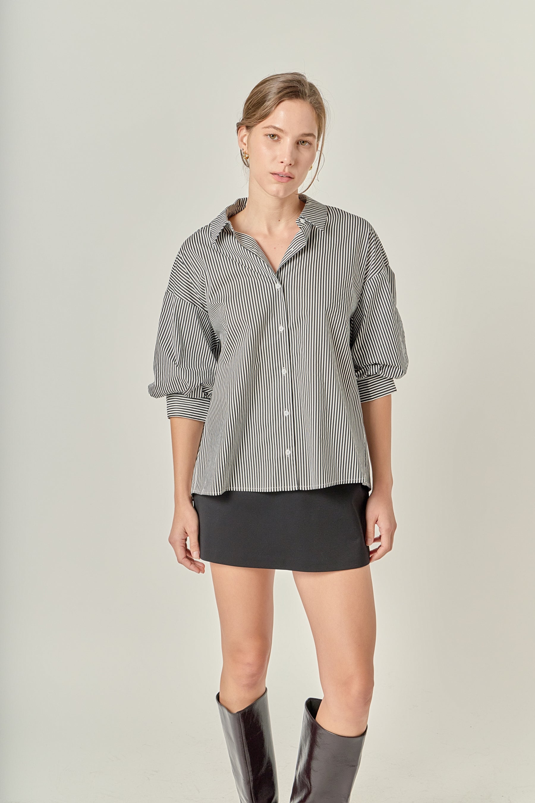 Striped Button Down Shirt