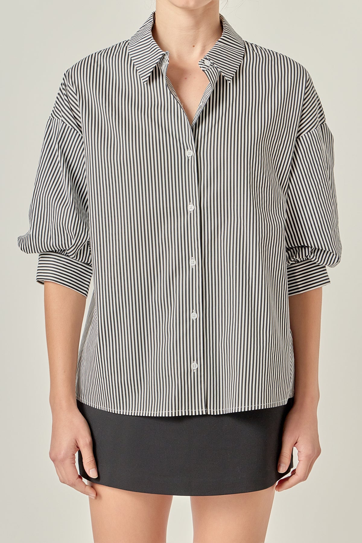 Striped Button Down Shirt