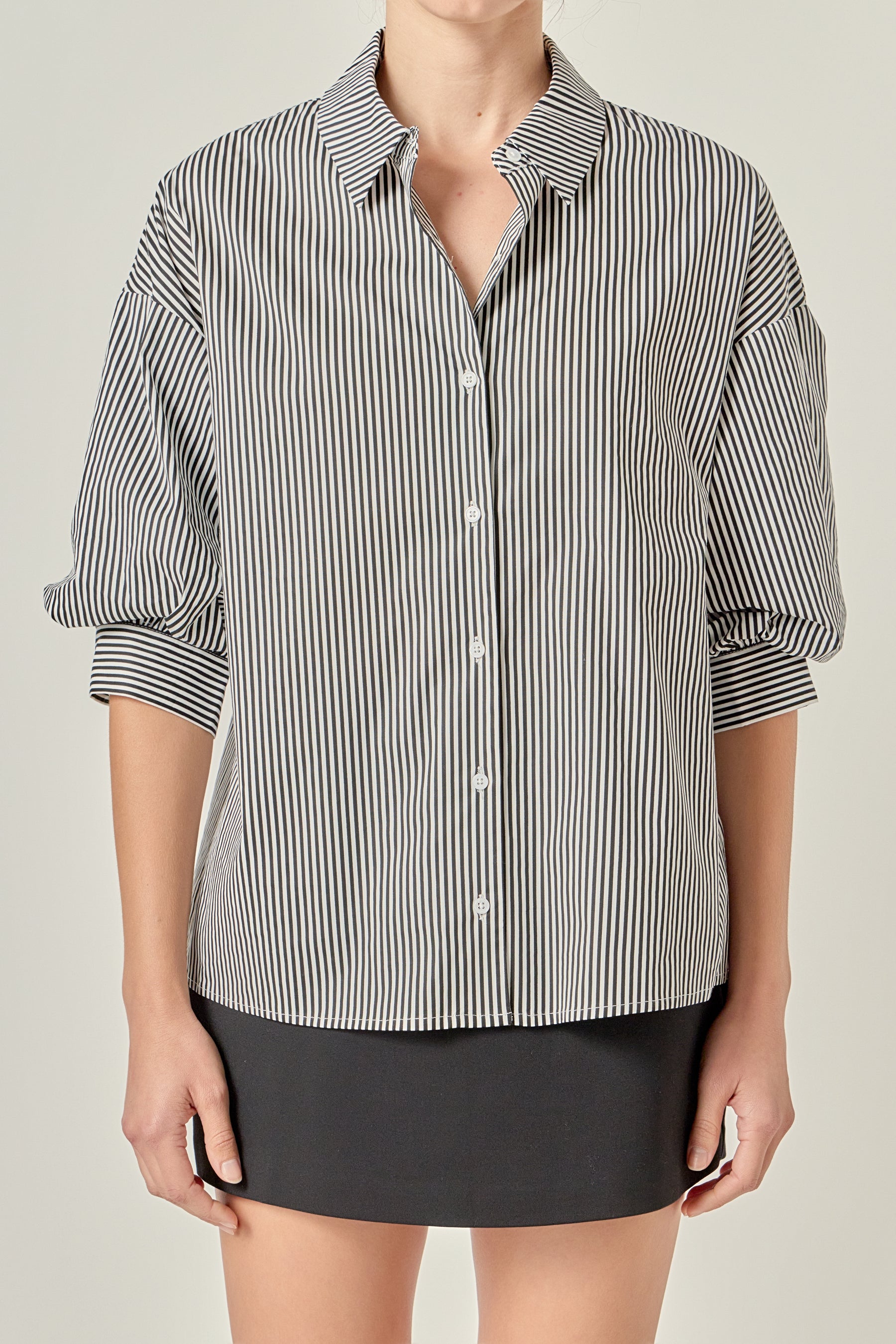 Striped Button Down Shirt