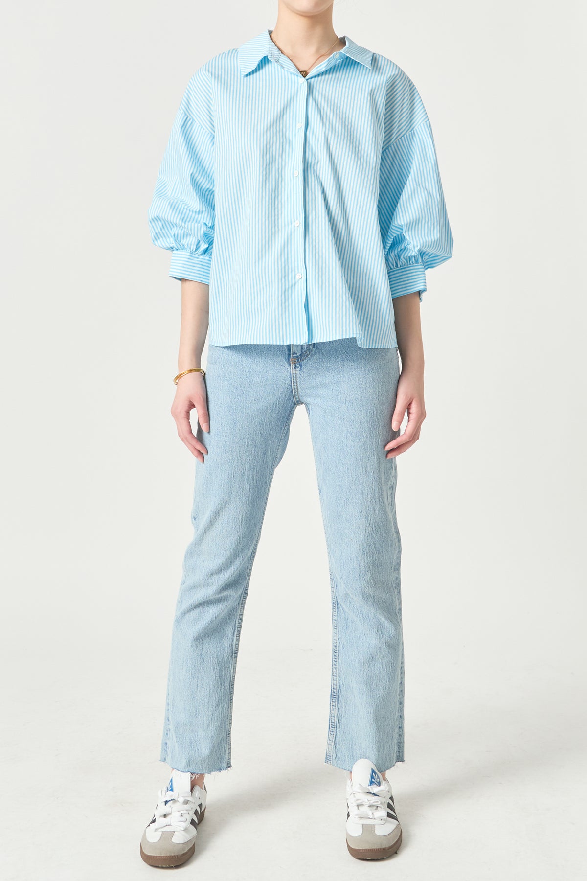 Striped Button Down Shirt