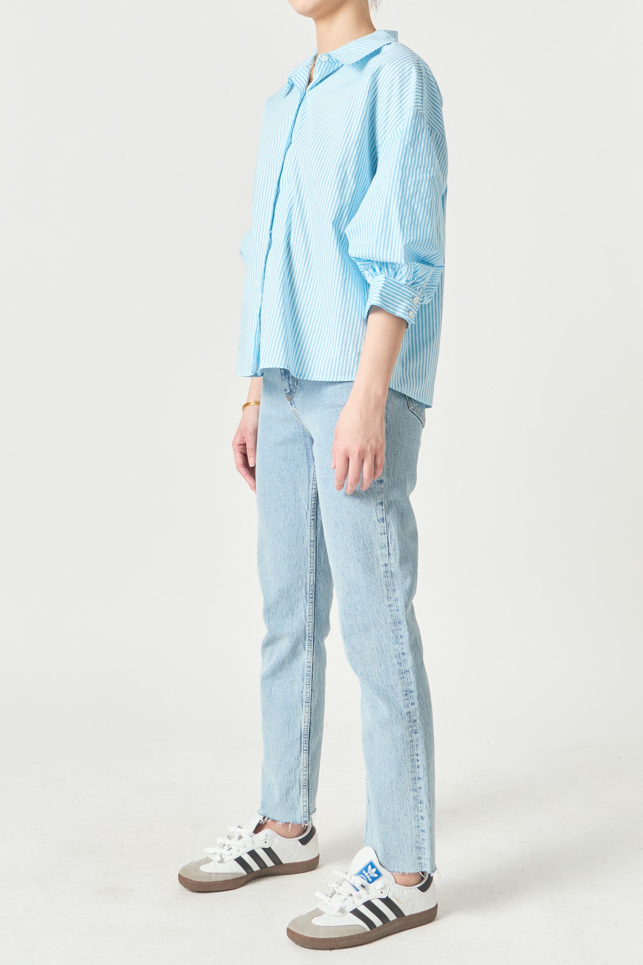 Striped Button Down Shirt