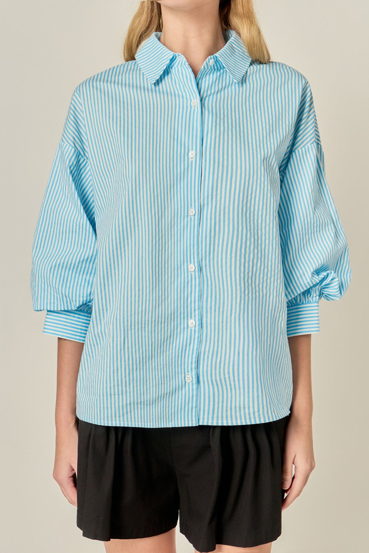 Striped Button Down Shirt