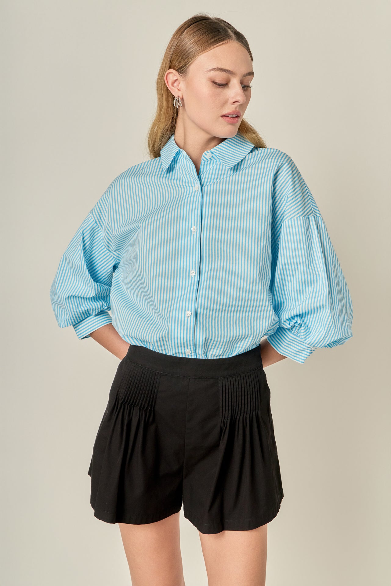 Striped Button Down Shirt