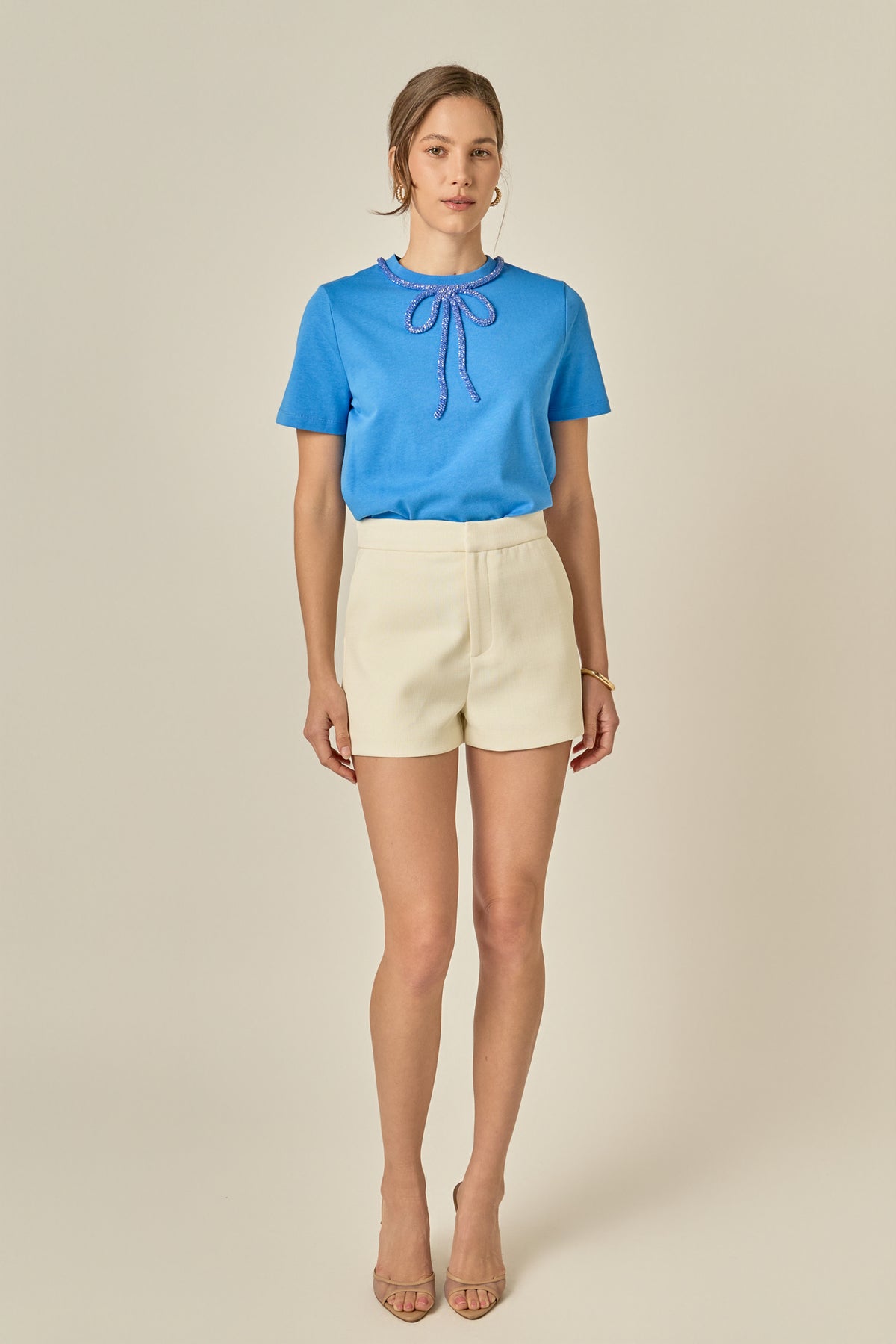 Beaded Bow Tee