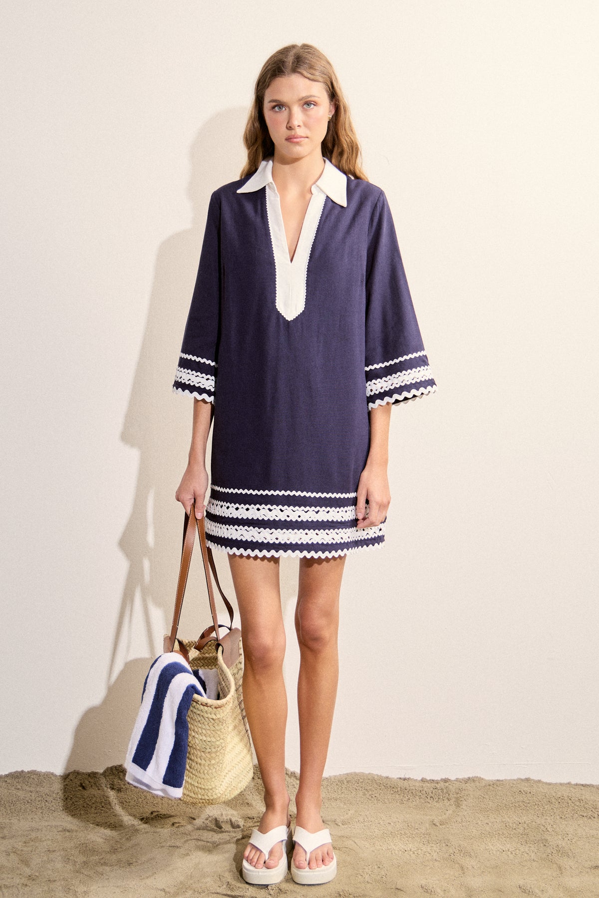 The Ric Rac Tunic Mini Dress
