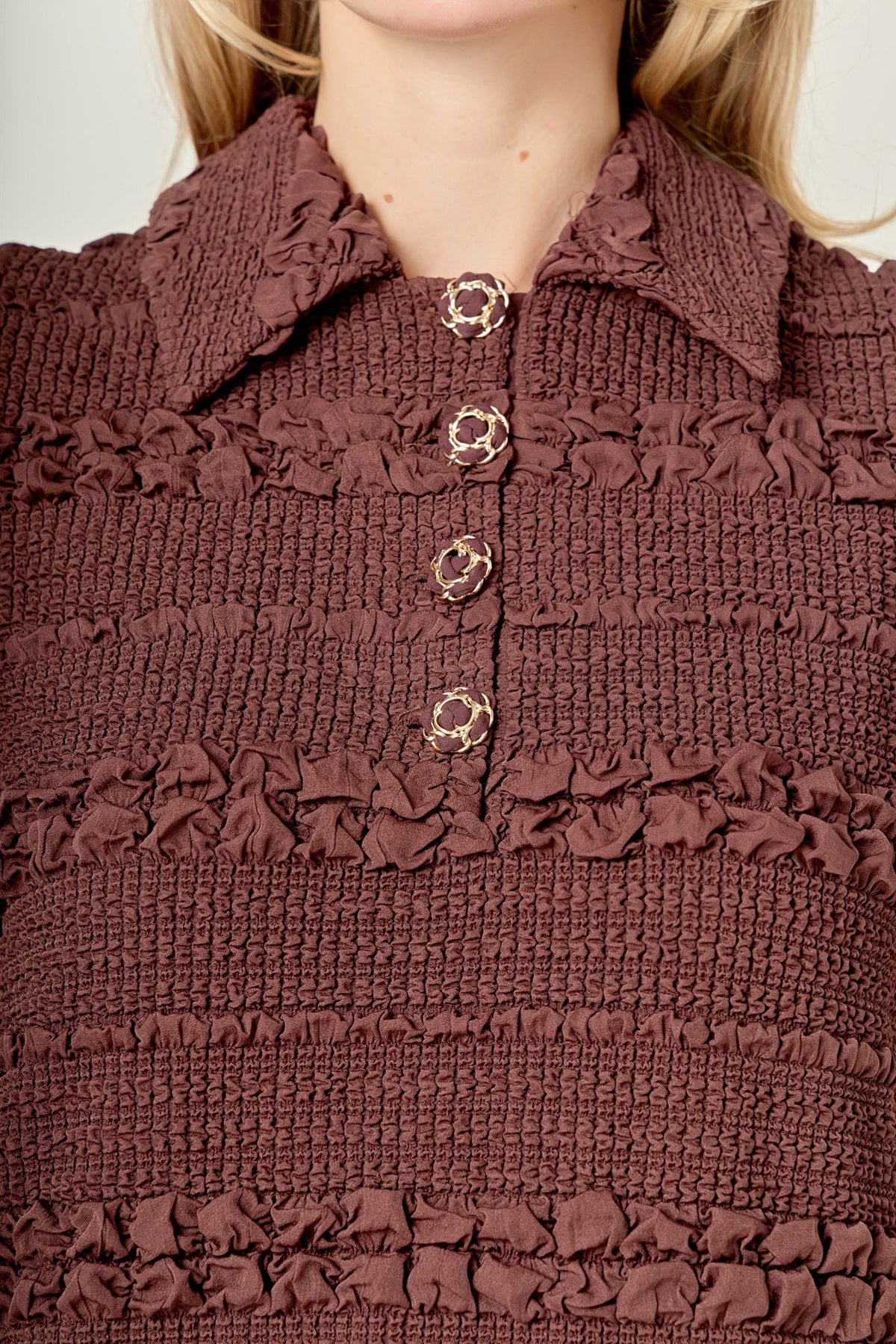 Textured Mini Dress