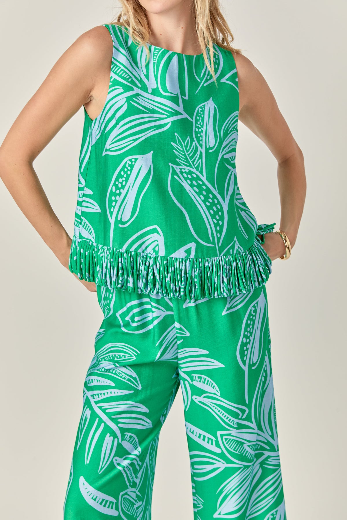 The Elodie Fringe Top