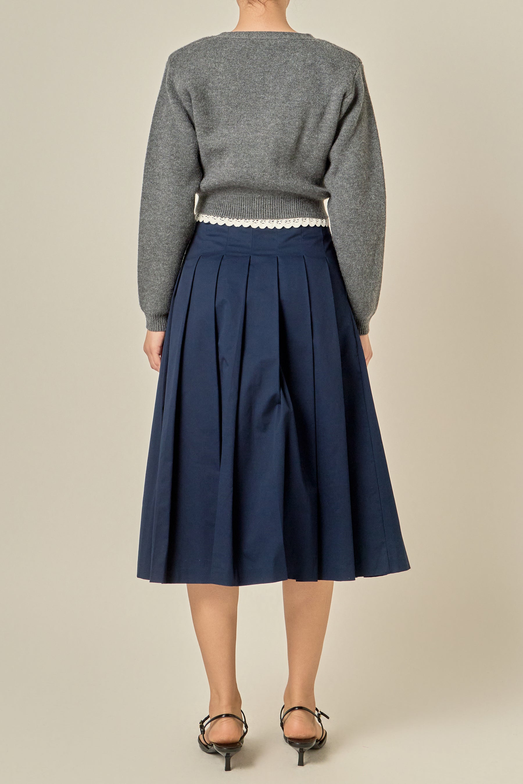 Lace Trim Cardigan
