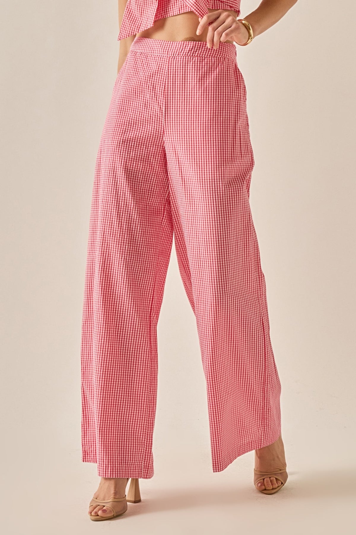 Gingham Culotte Breeze Pants