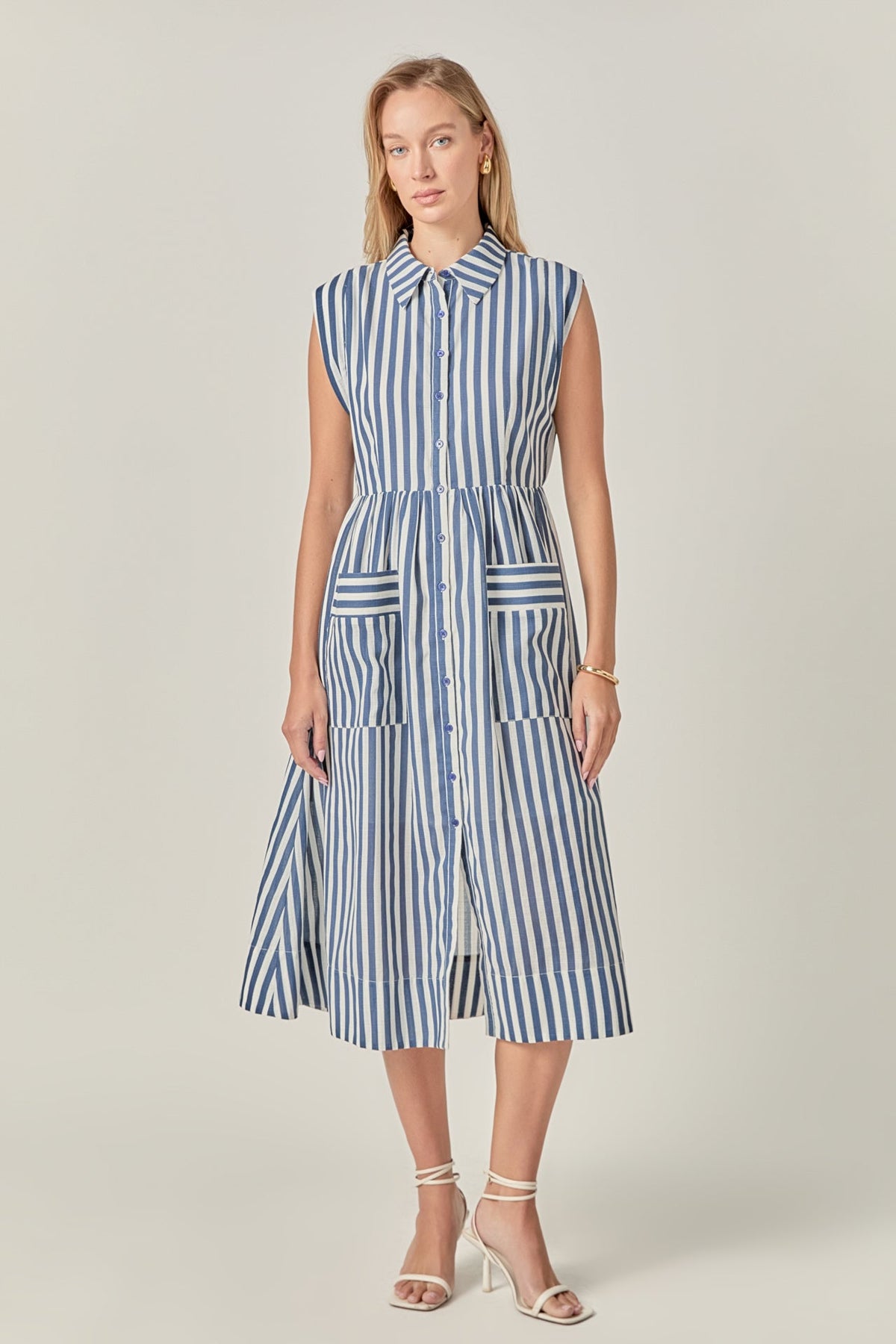 The Seersucker Stripe Midi