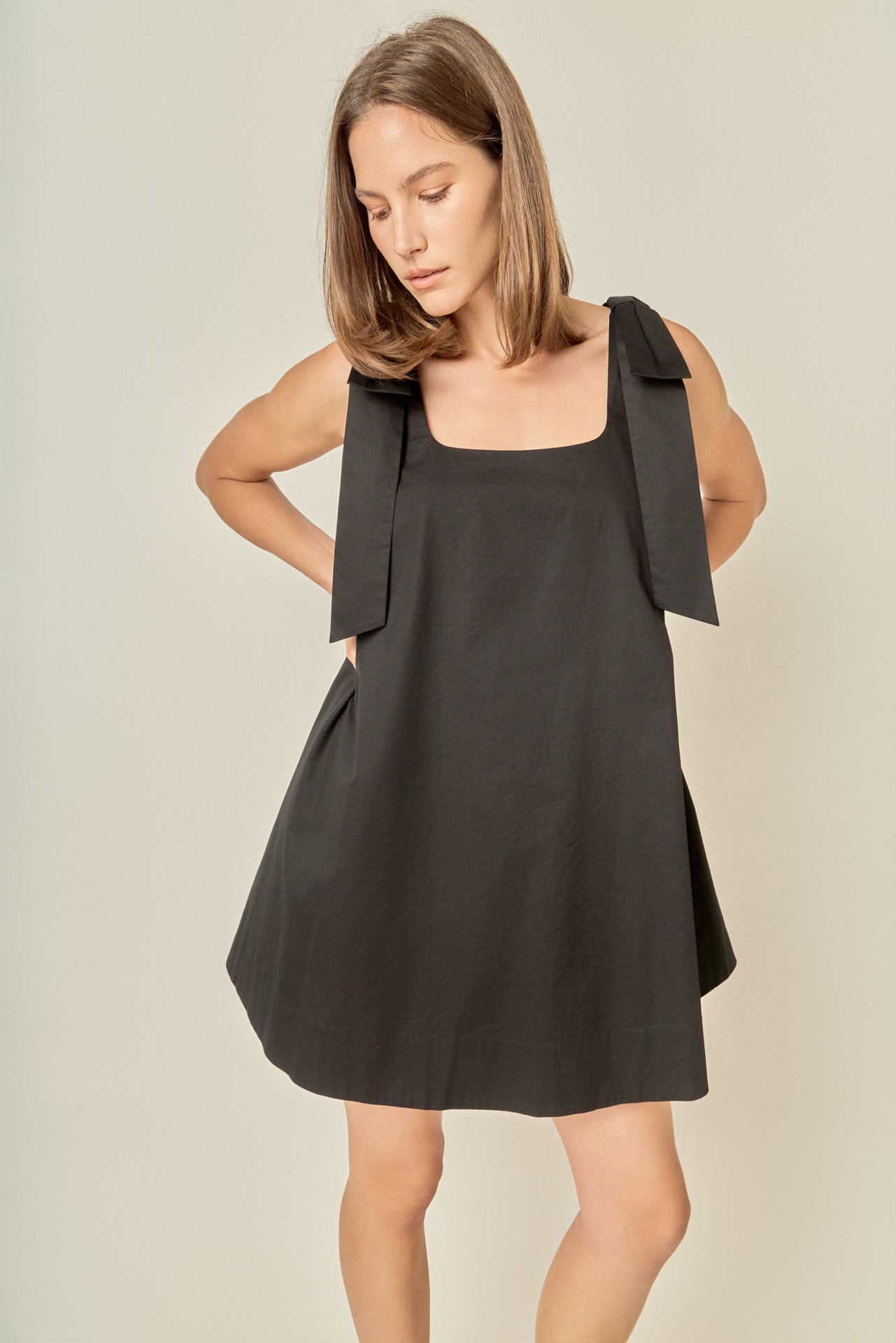 Femme Bow Detail Mini Dress