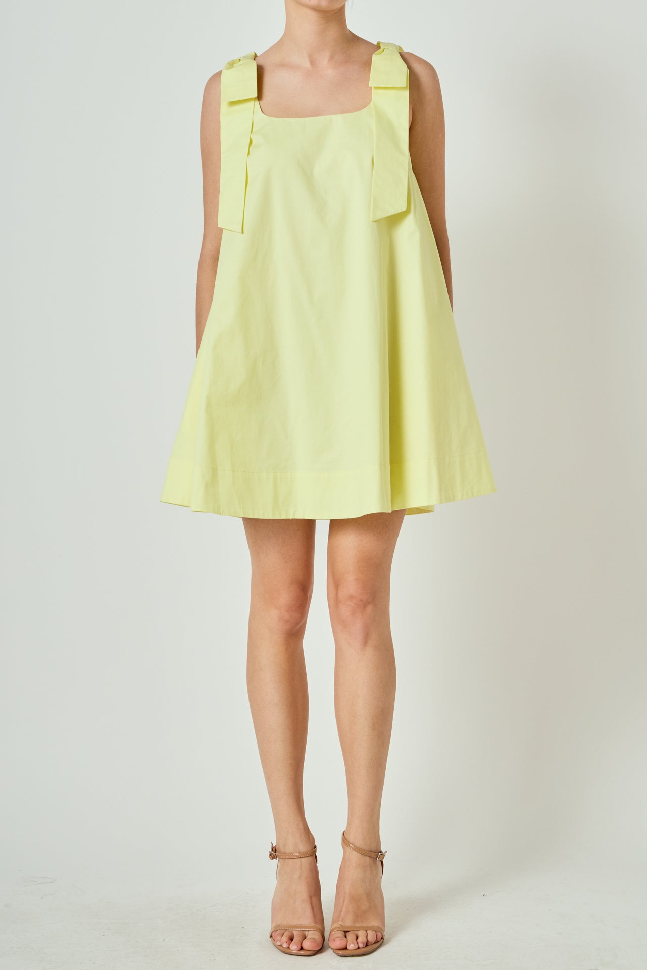 Femme Bow Detail Mini Dress