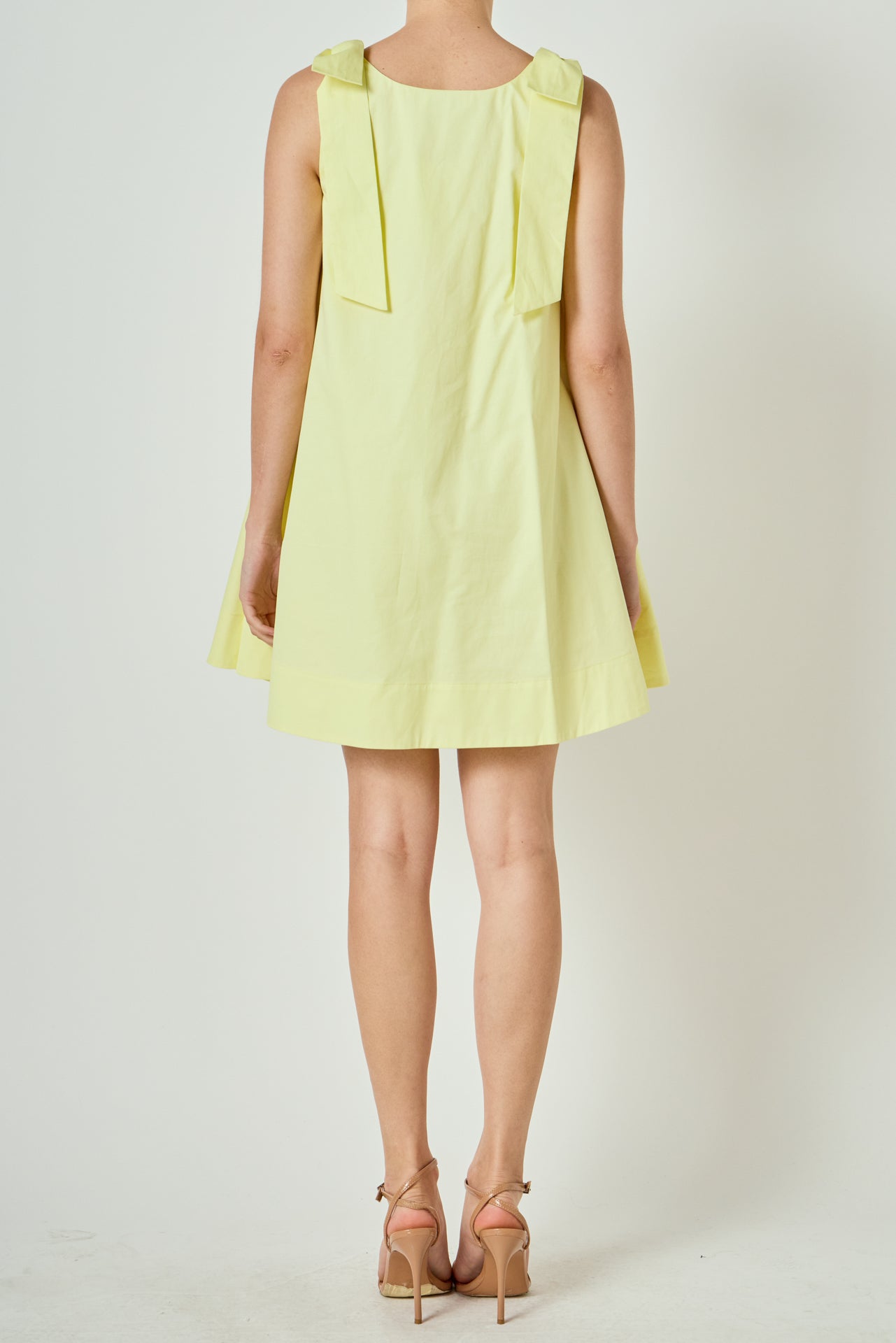 Femme Bow Detail Mini Dress