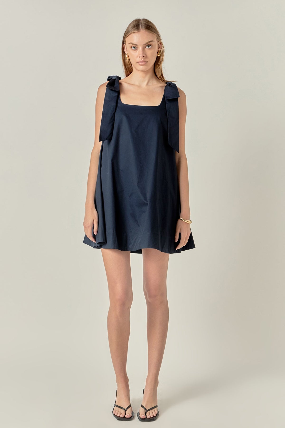 ENGLISH FACTORY - Femme Bow Detail Mini Dress - DRESSES available at Objectrare