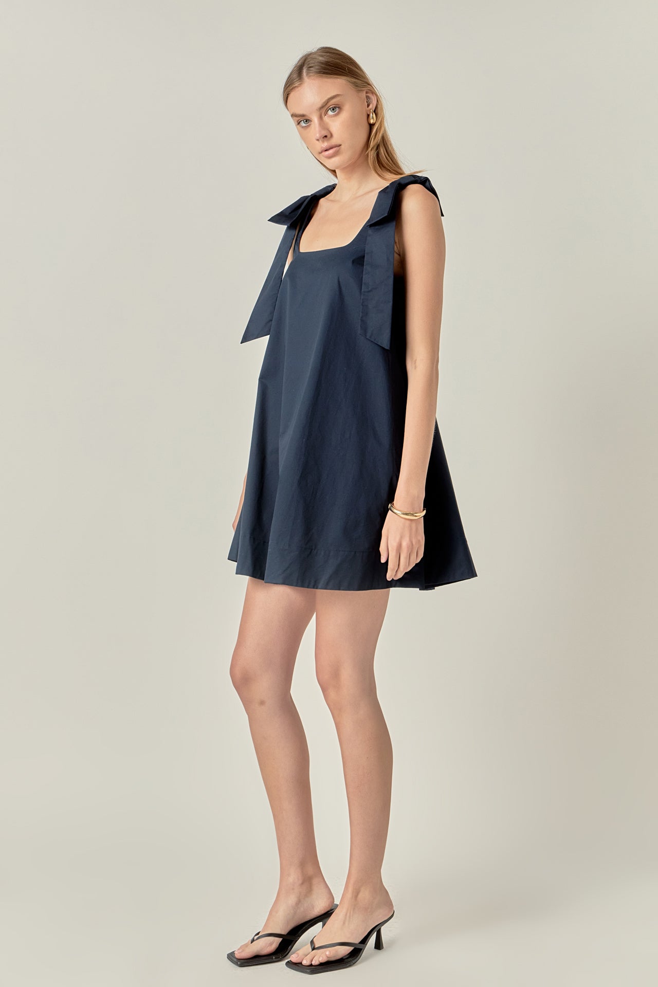 ENGLISH FACTORY - Femme Bow Detail Mini Dress - DRESSES available at Objectrare