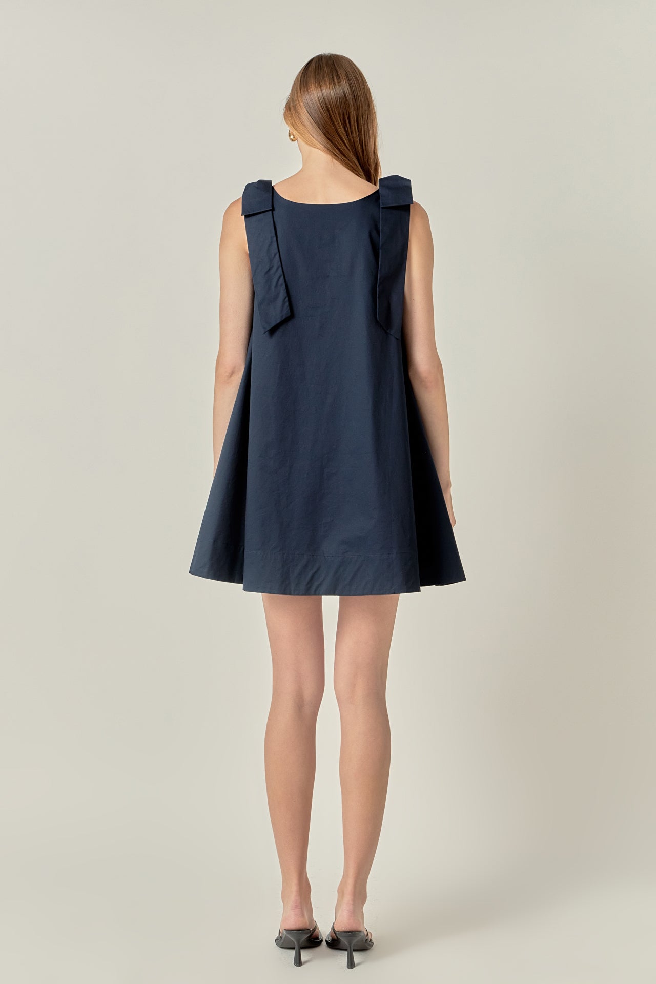 ENGLISH FACTORY - Femme Bow Detail Mini Dress - DRESSES available at Objectrare