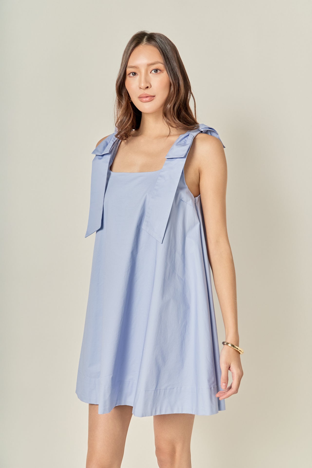 Femme Bow Detail Mini Dress