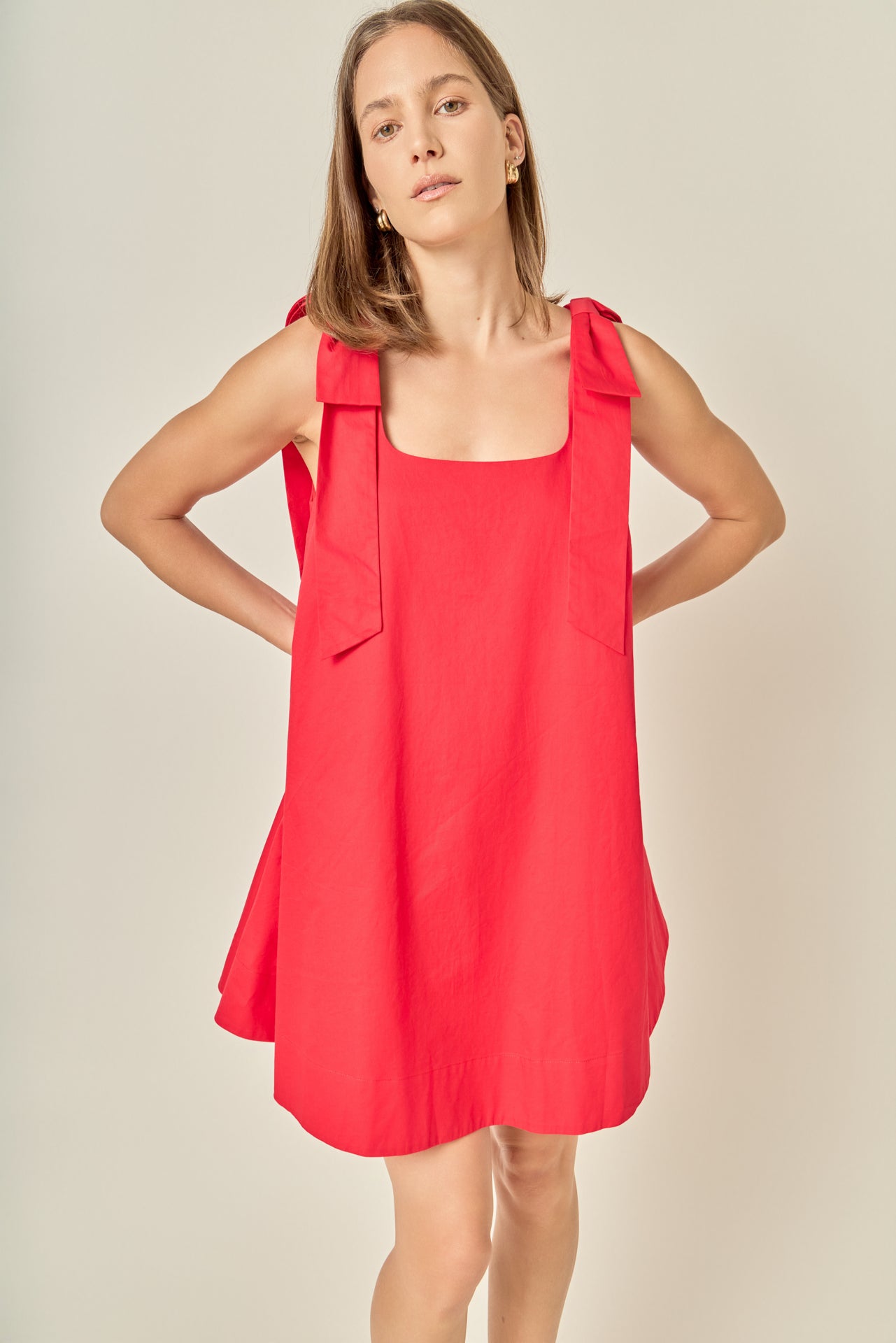 Femme Bow Detail Mini Dress