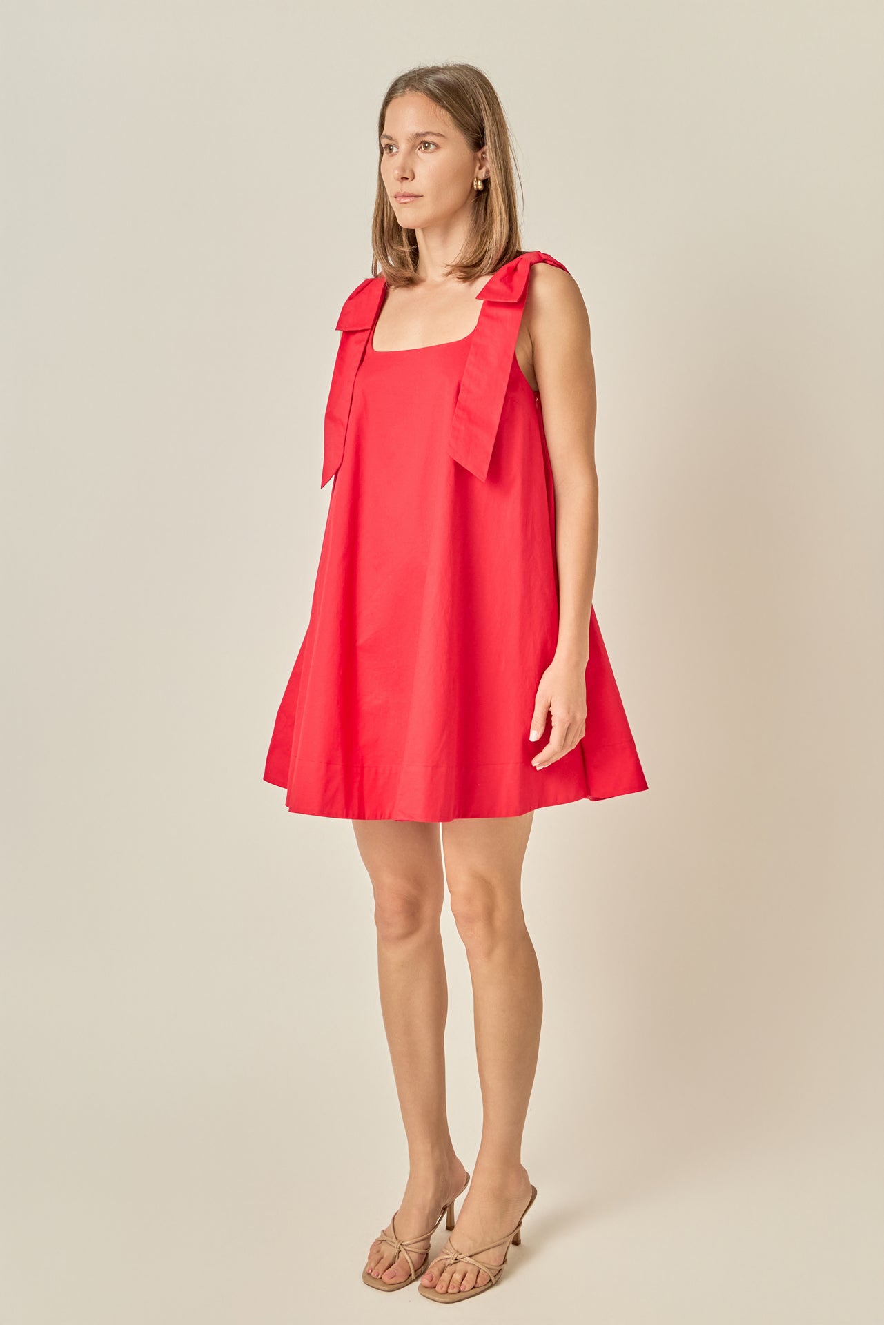 Femme Bow Detail Mini Dress