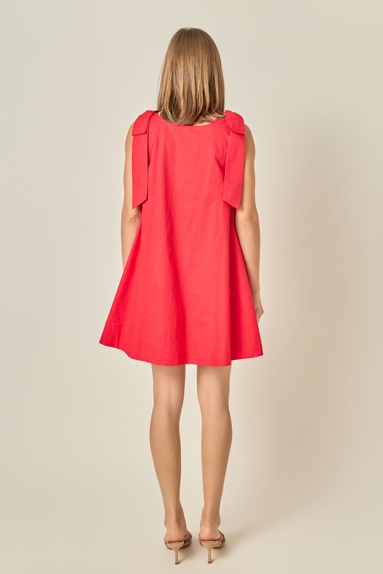 Femme Bow Detail Mini Dress