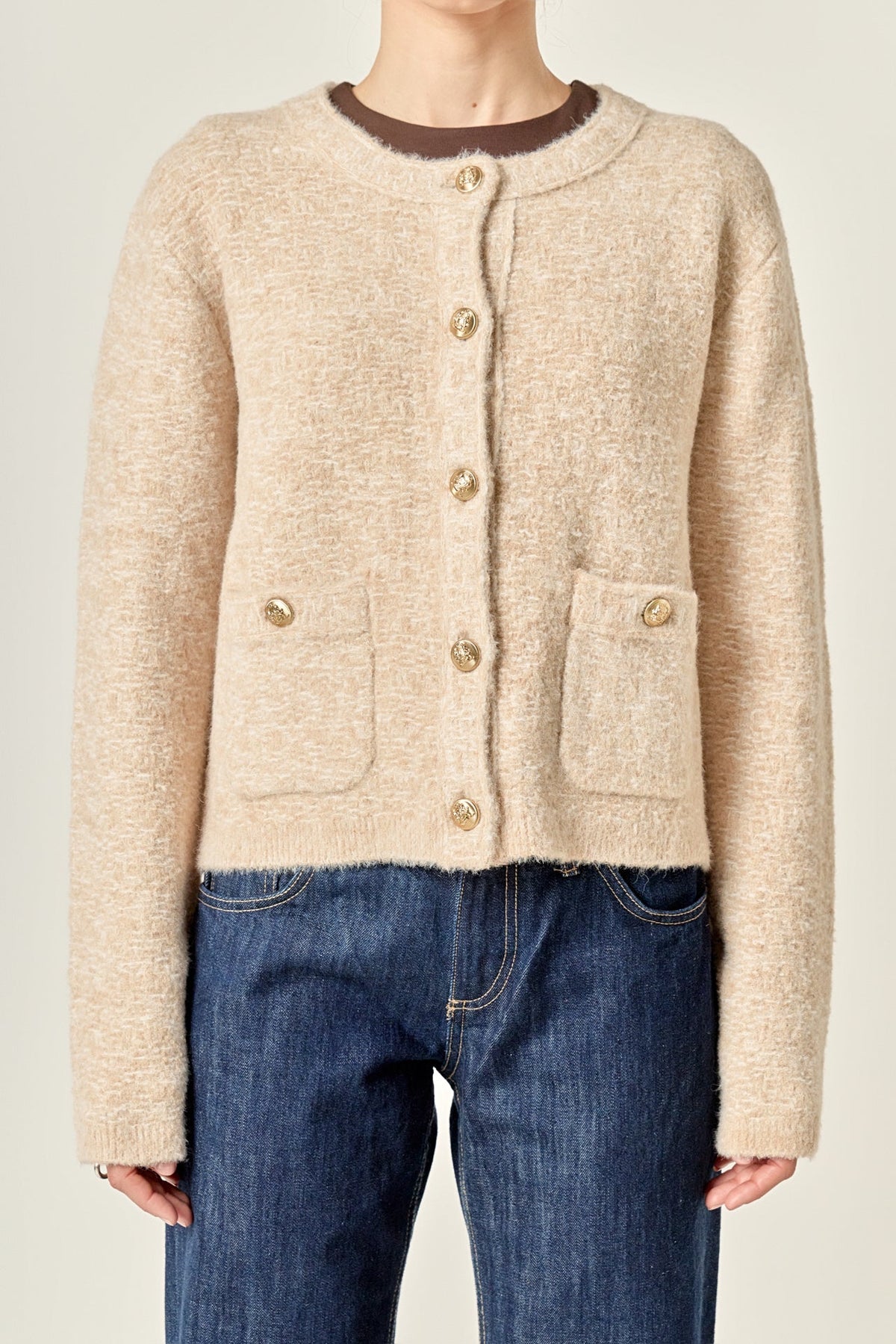 Textured Cardigan